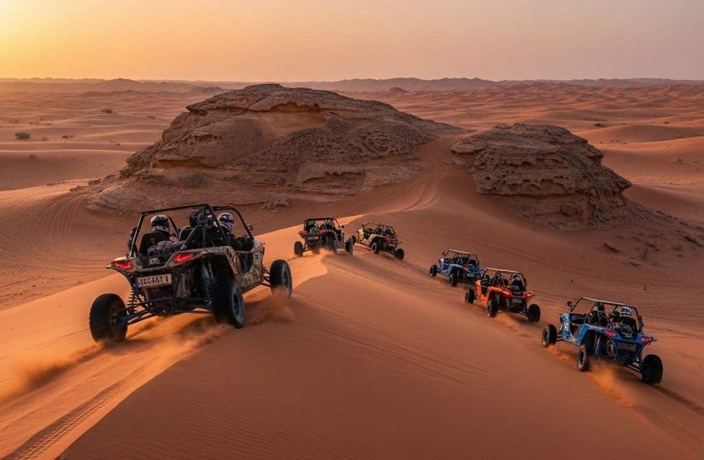 Secret desert spots in Dubai accessible by dune buggy