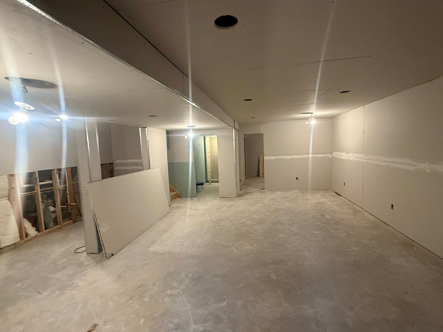 Basement construction stage