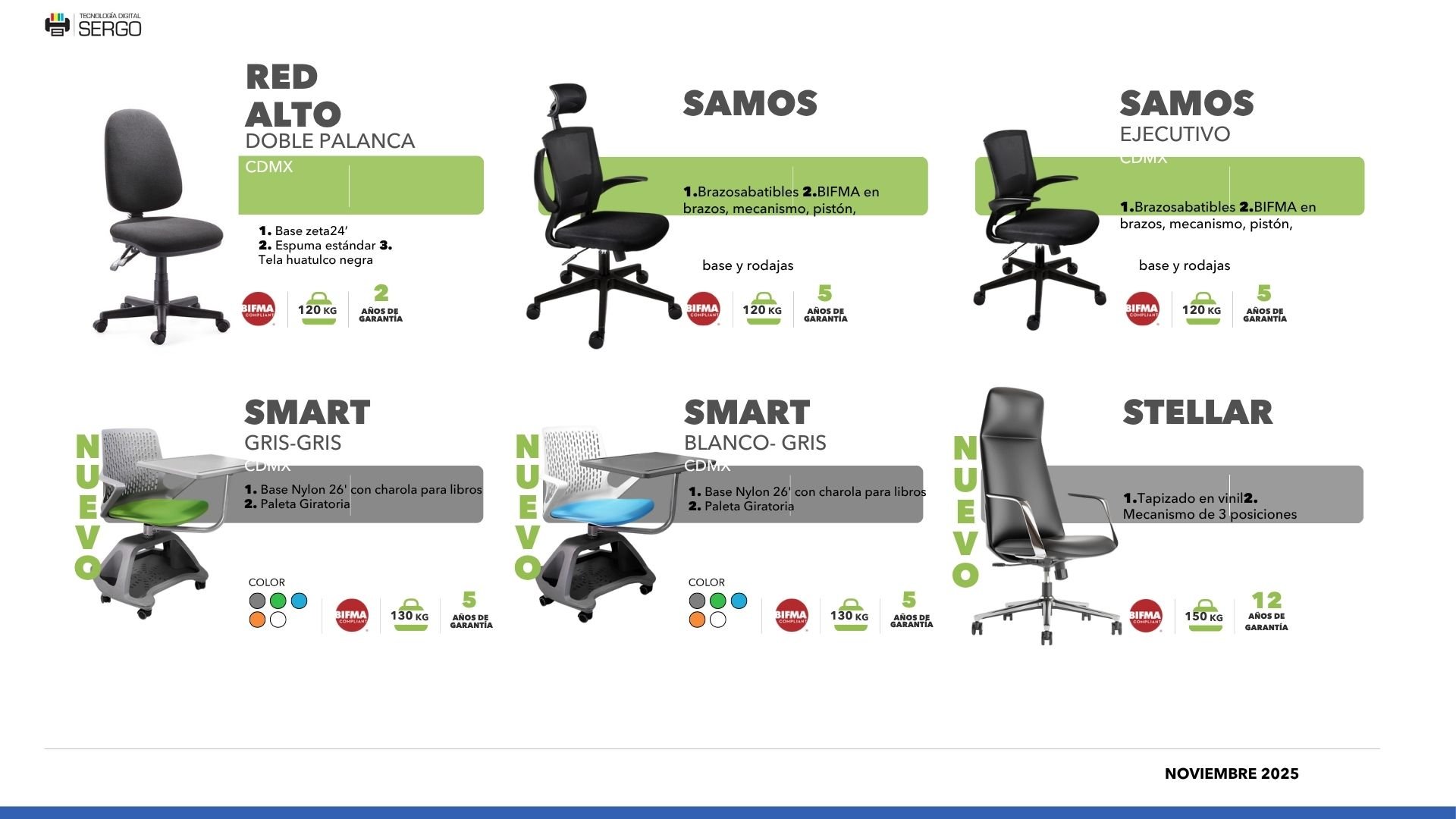 Catálogo de sillas de oficina 9
