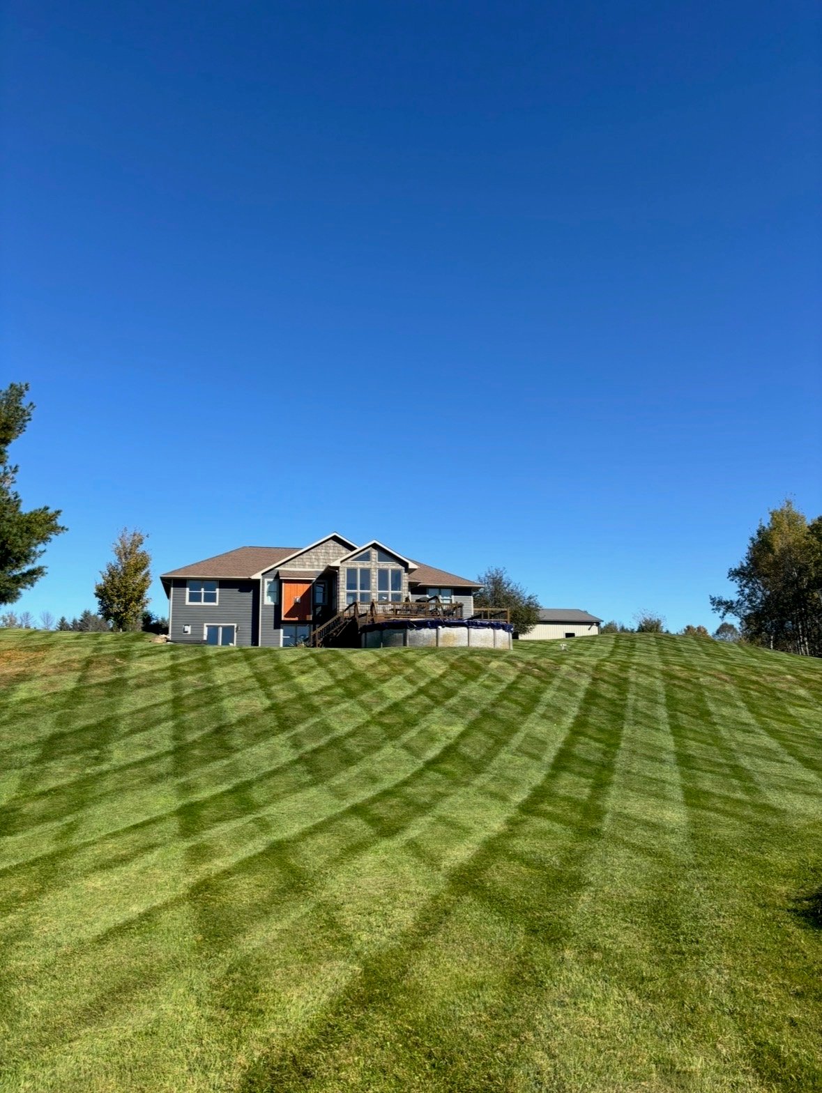 Ostlund's Outdoor Services lawn care project