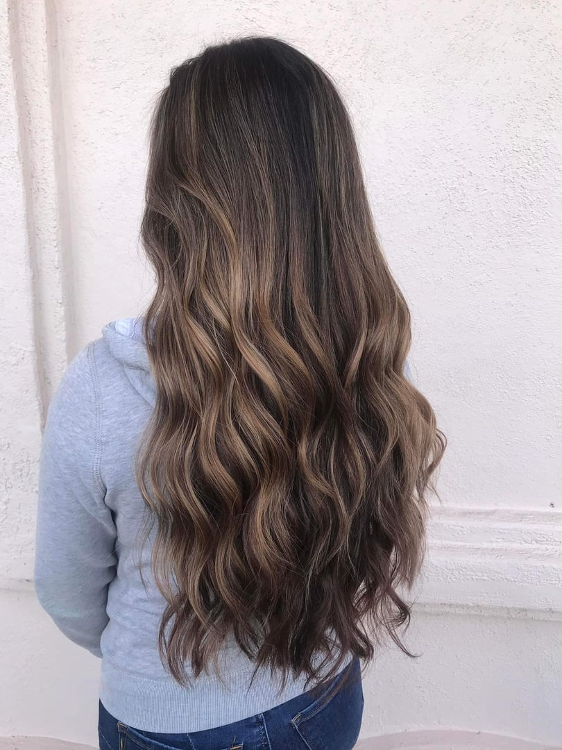 Allyssa hair styling example