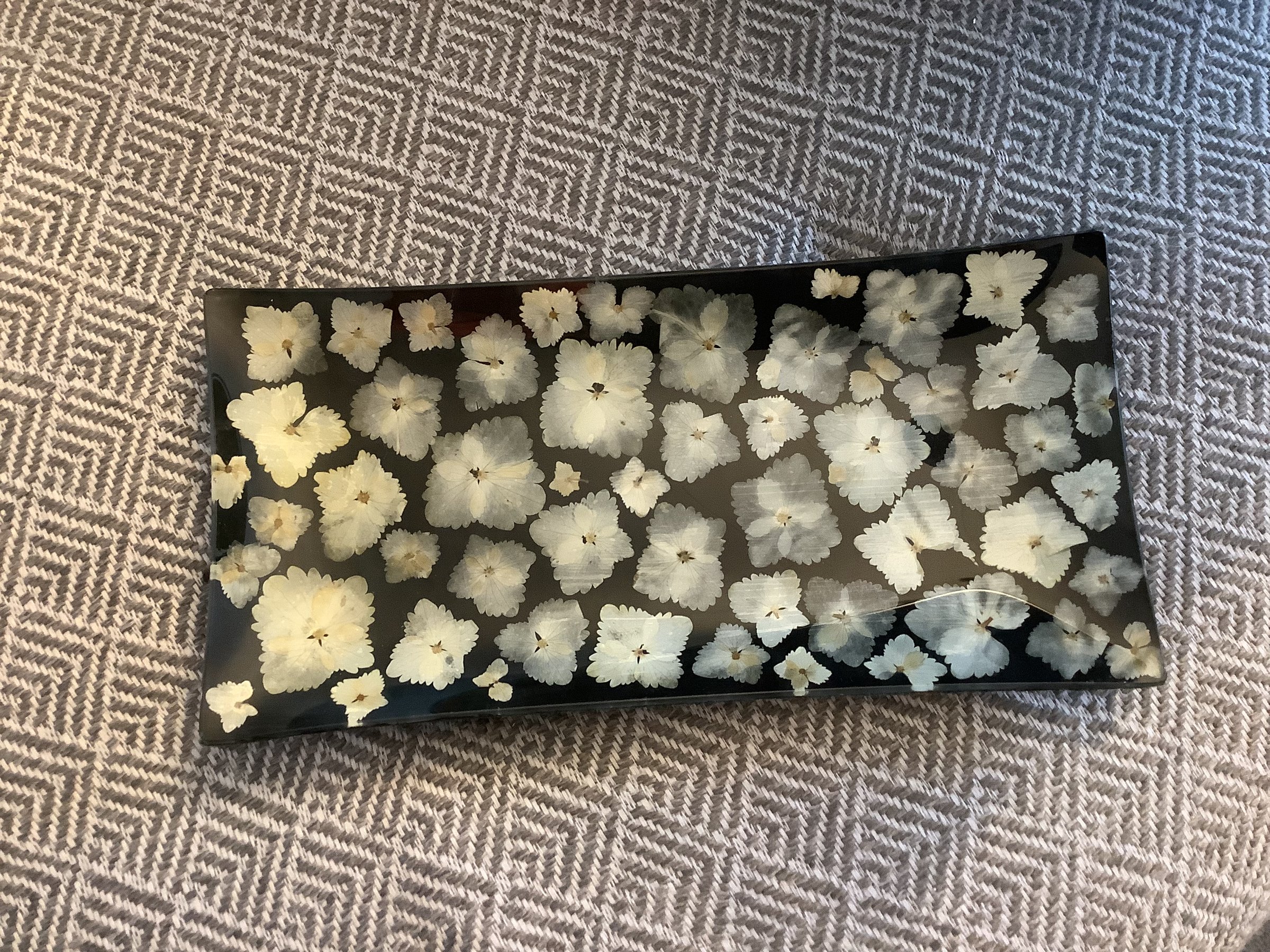 Intricate Pressed Flower Design