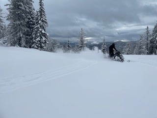 Snowmobile adventure