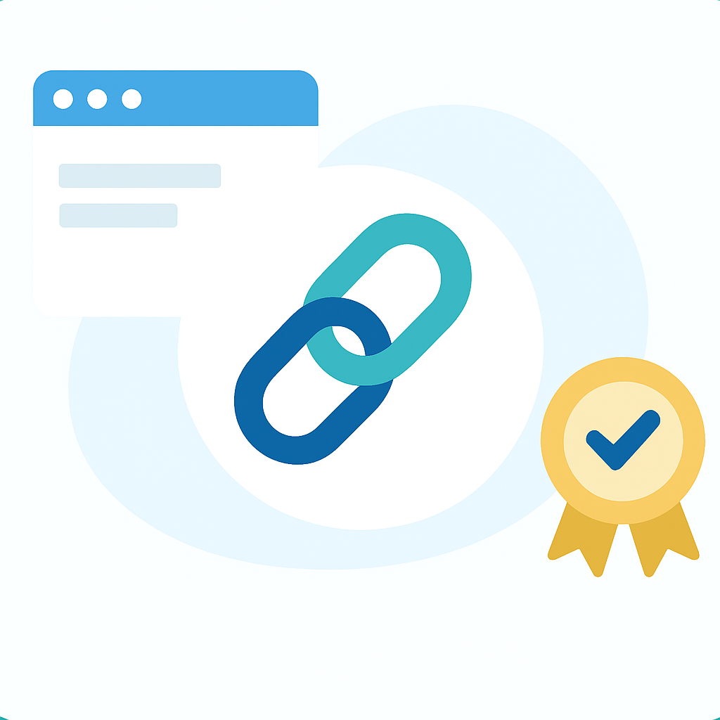 Link building dashboard showing analytics, backlink profiles, and SEO performance metrics