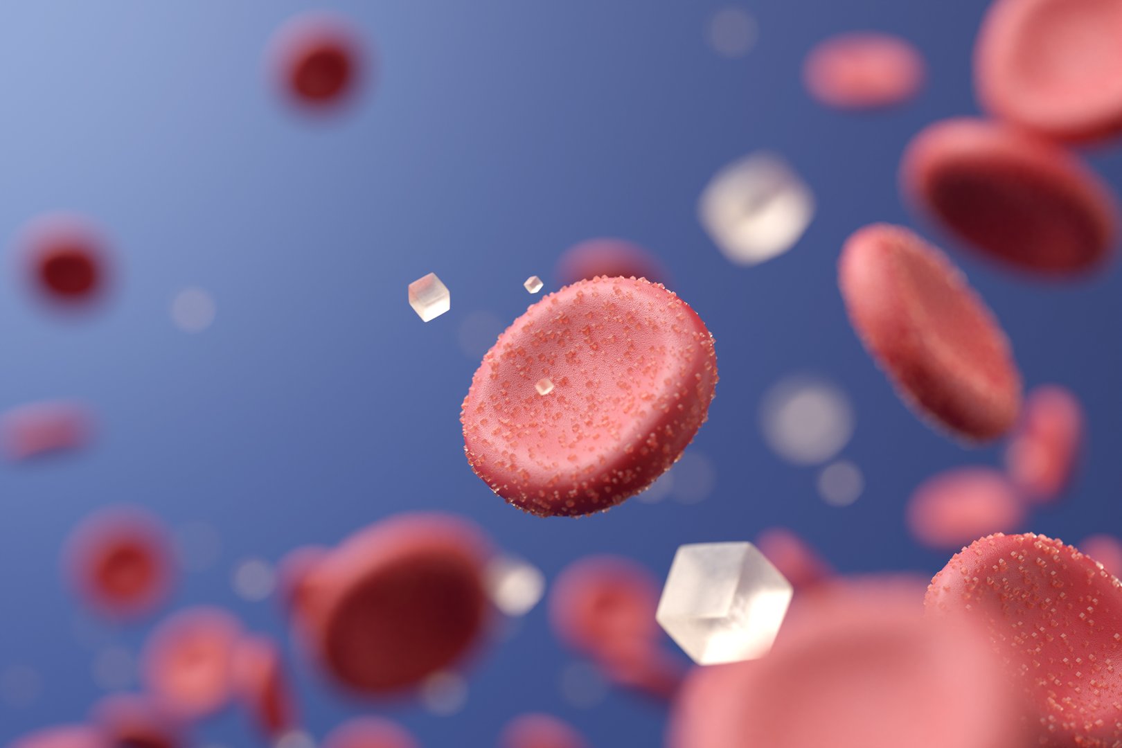 Fasting blood sugar and diabetes concept