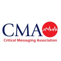 CMA logo with "Critical Messaging Association" text and a red circle featuring a white electrocardiogram line.