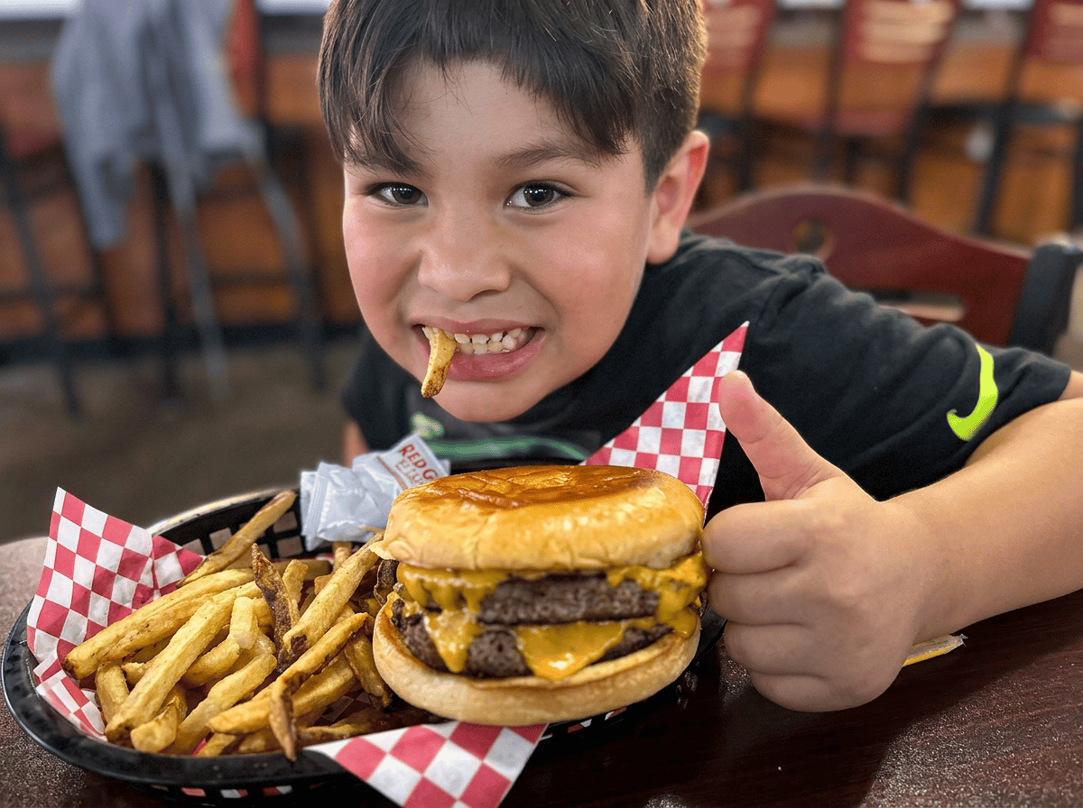 Franky-G's kids menu