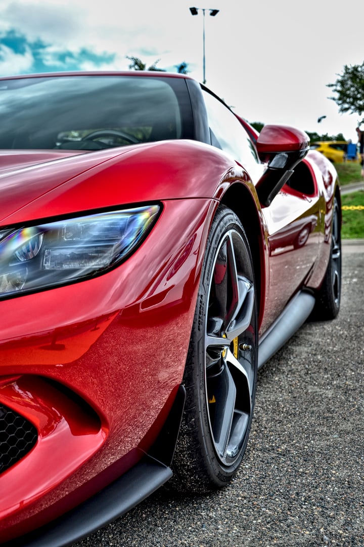 Ferrari Closeup