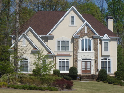 Contemporary home roofing project