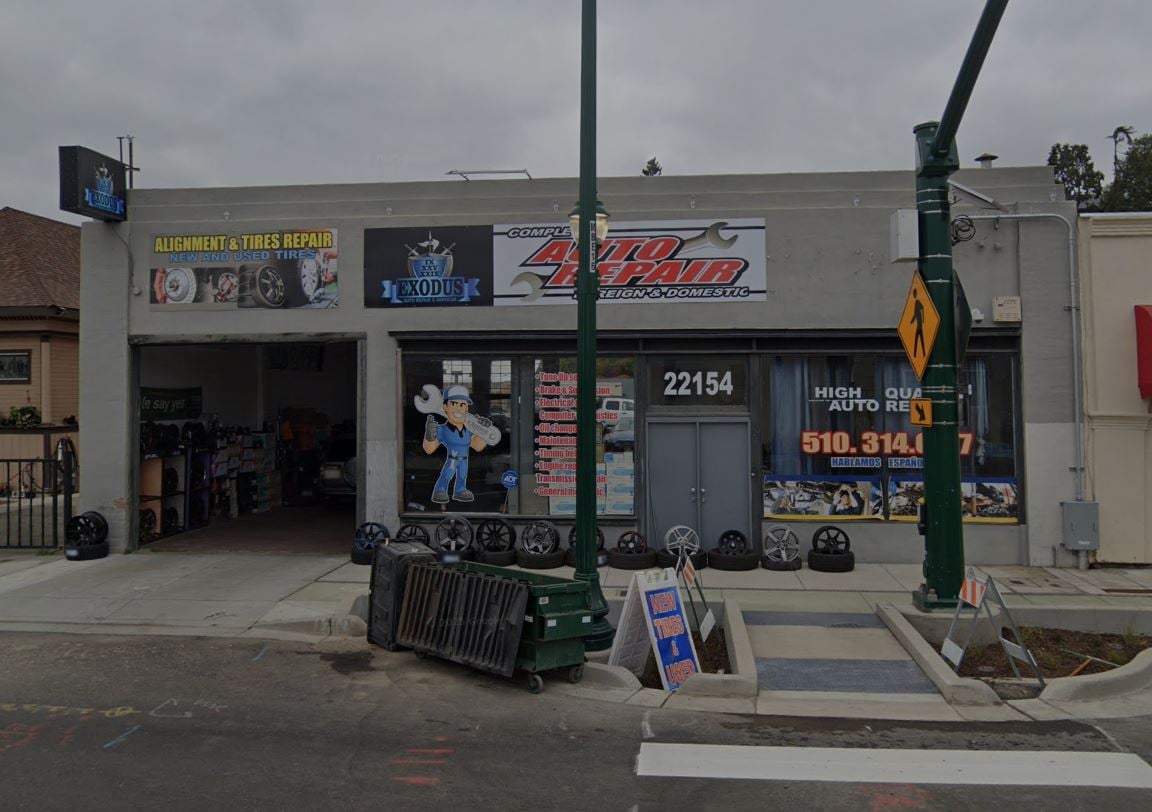 Exodus Auto Repair mechanic working on vehicle