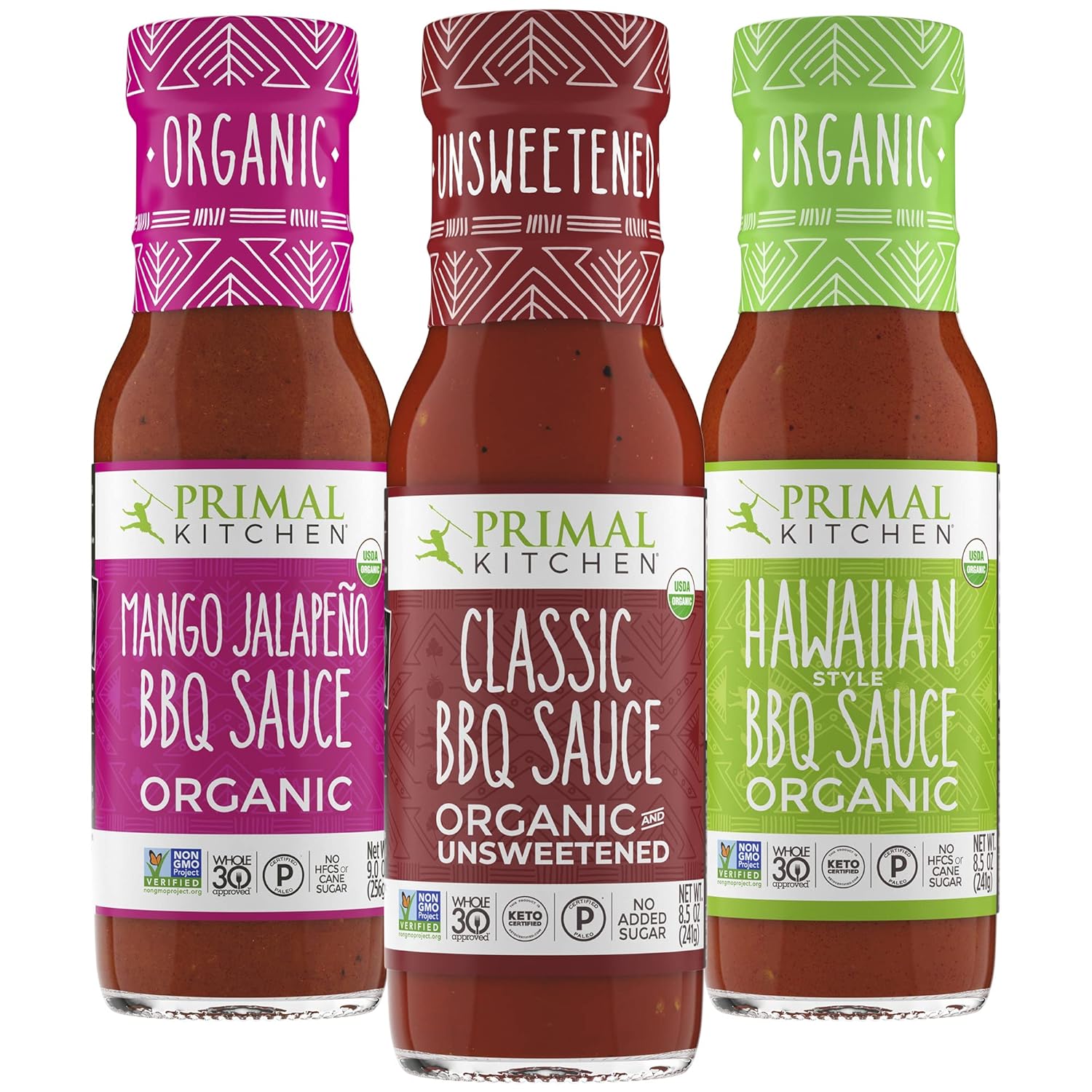Primal Kitchen Organic BBQ Sauce bottle with organic ingredients