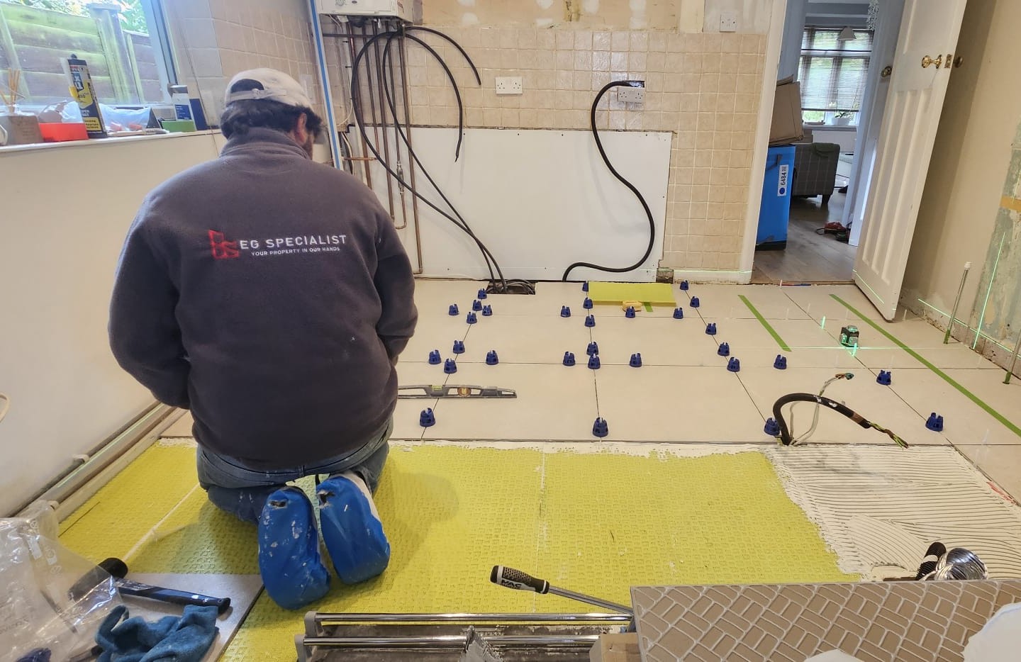 Professional tiling work