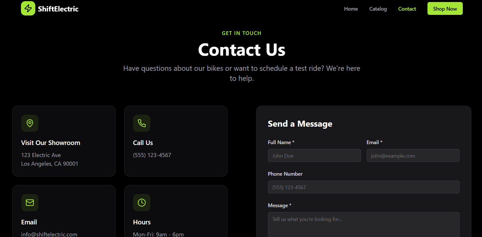 Website example build 3