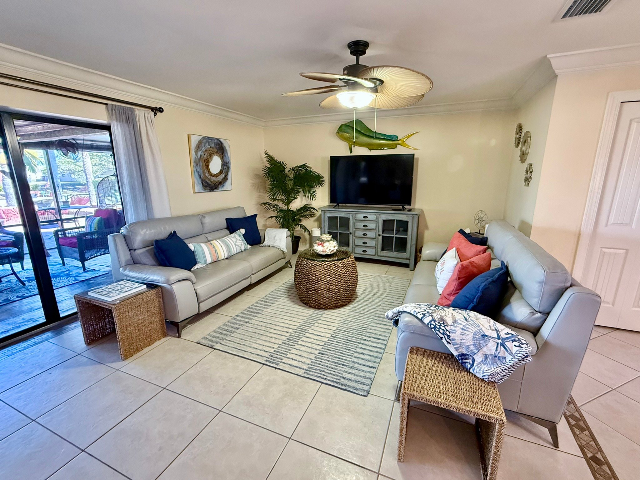 Interior living at Salt Life Villa