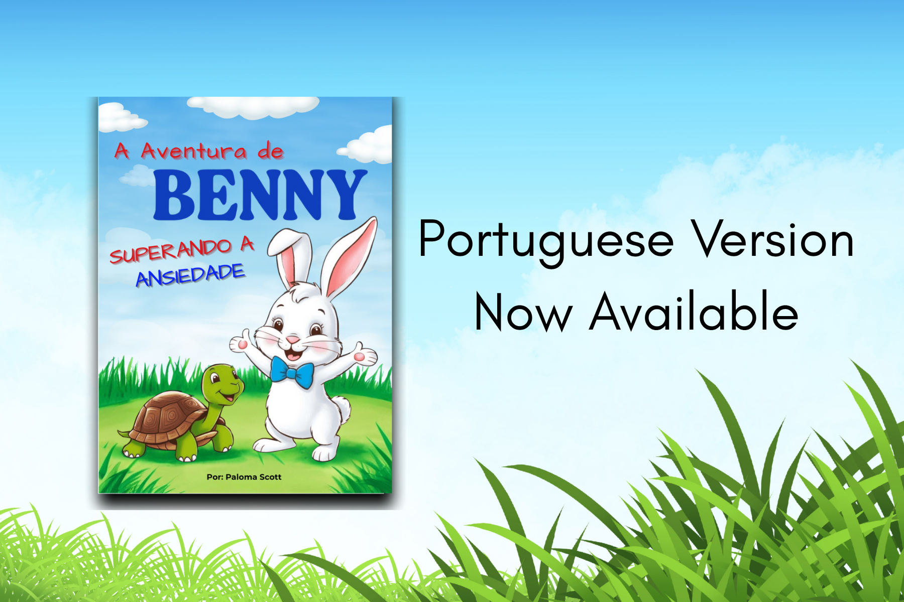 Benny's Adventure Portuguese Book Cover