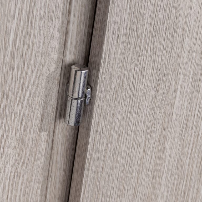 3D render of black and white door - contrast.