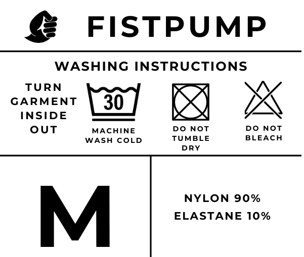 FISTPUMP Washing Care Guide