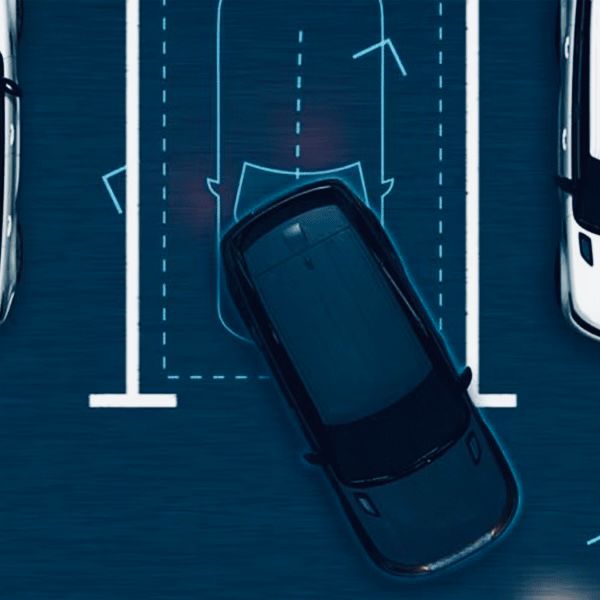Intelligent park assist system guiding vehicle into parking space automatically