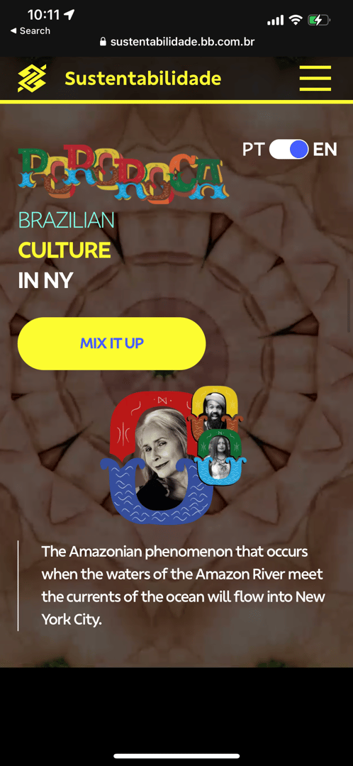 Banco do Brasil Sustentabilidade campaign