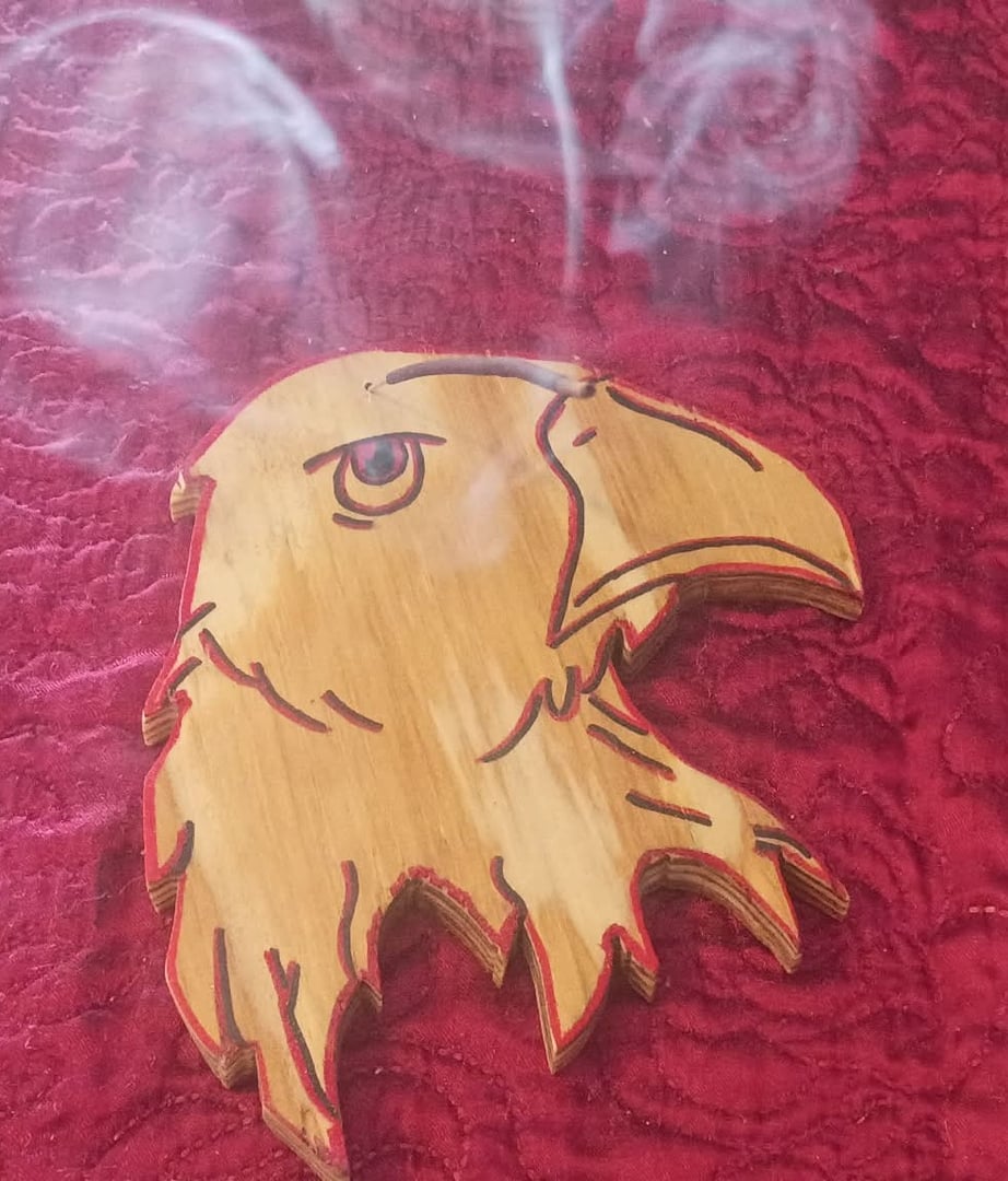 Custom wood incense burner by Brandon's Bench