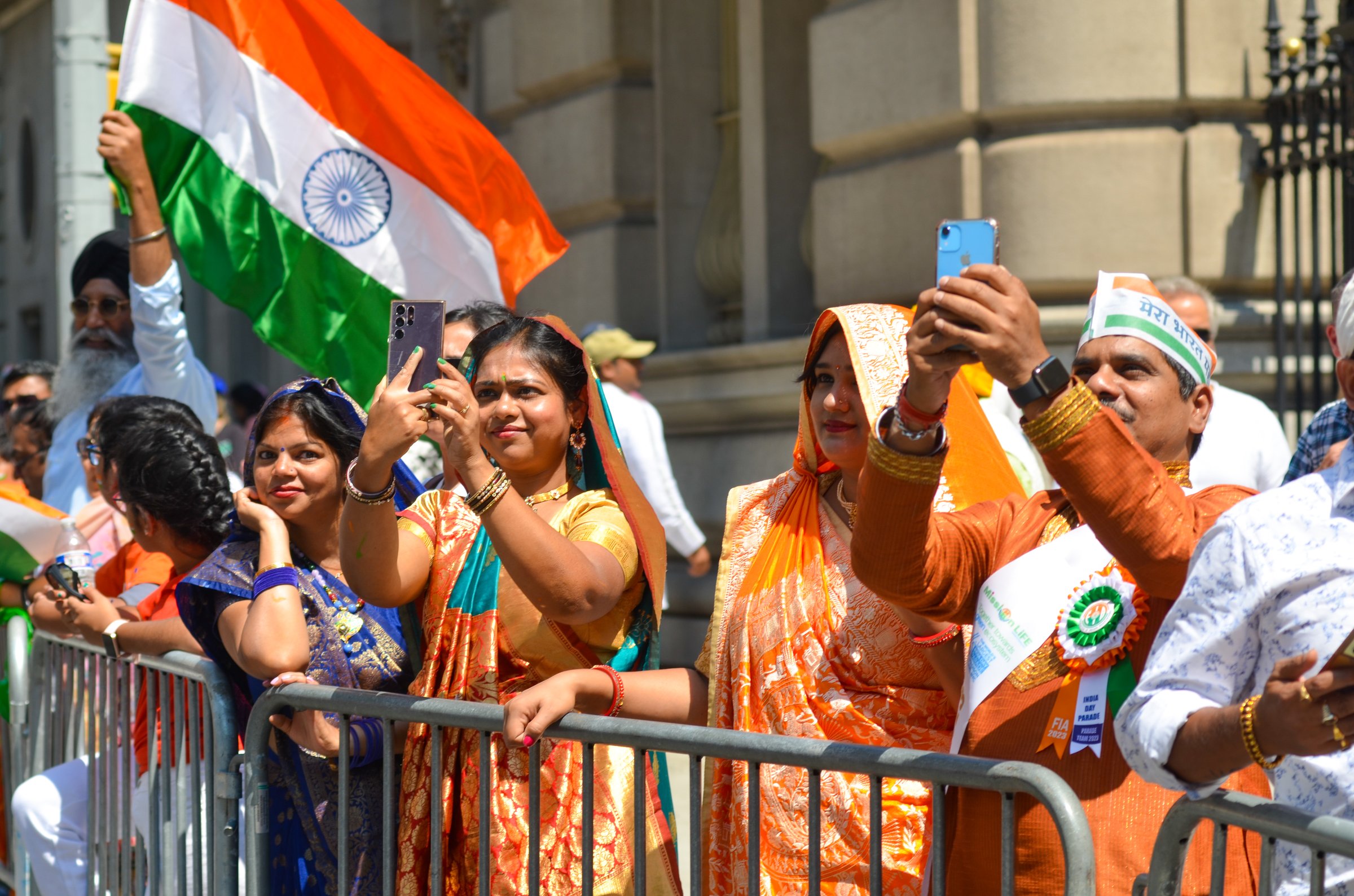 Indian diaspora at parade