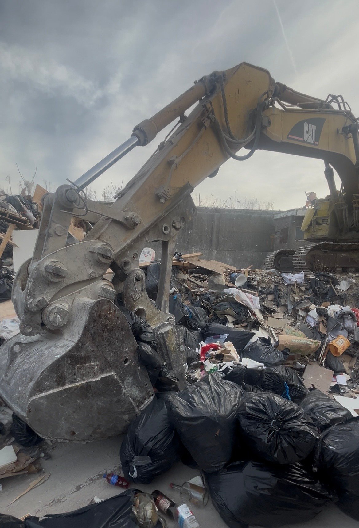 Completed junk removal project