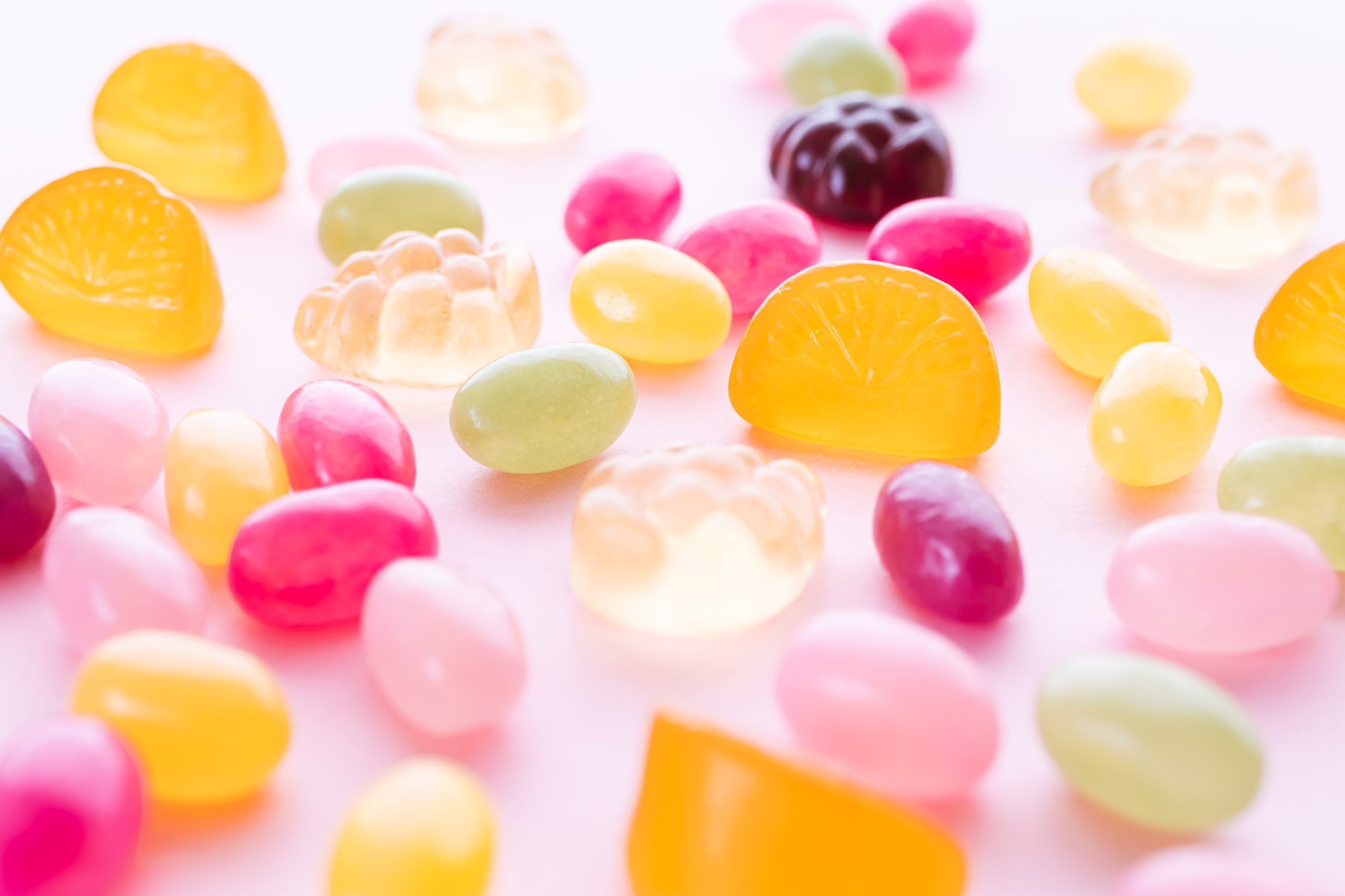 Colorful gummy candies