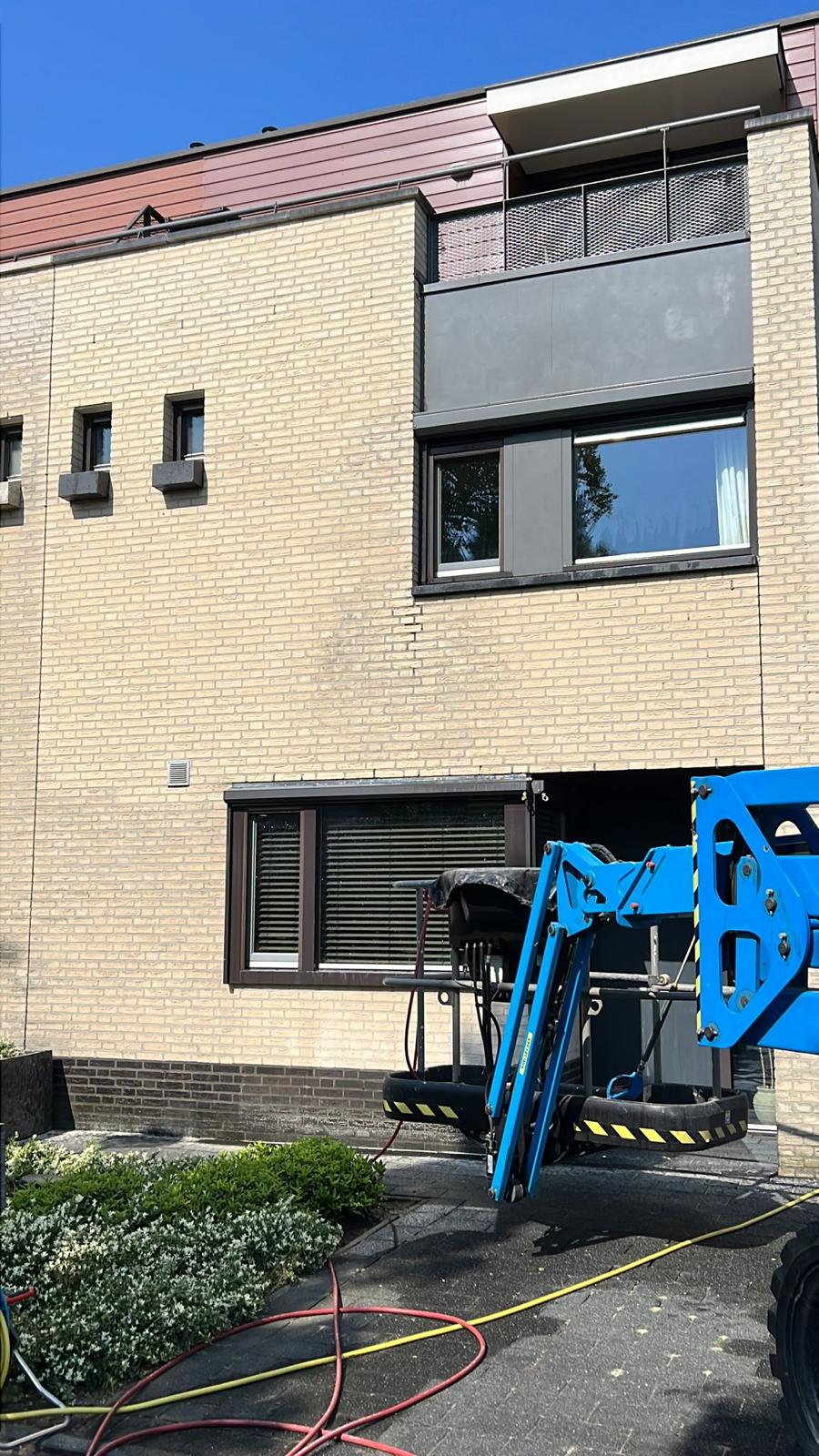 Voor behandeling - vervuild oppervlak