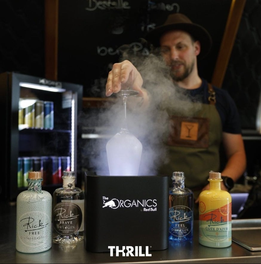 Thrill congelador de copas con efectos