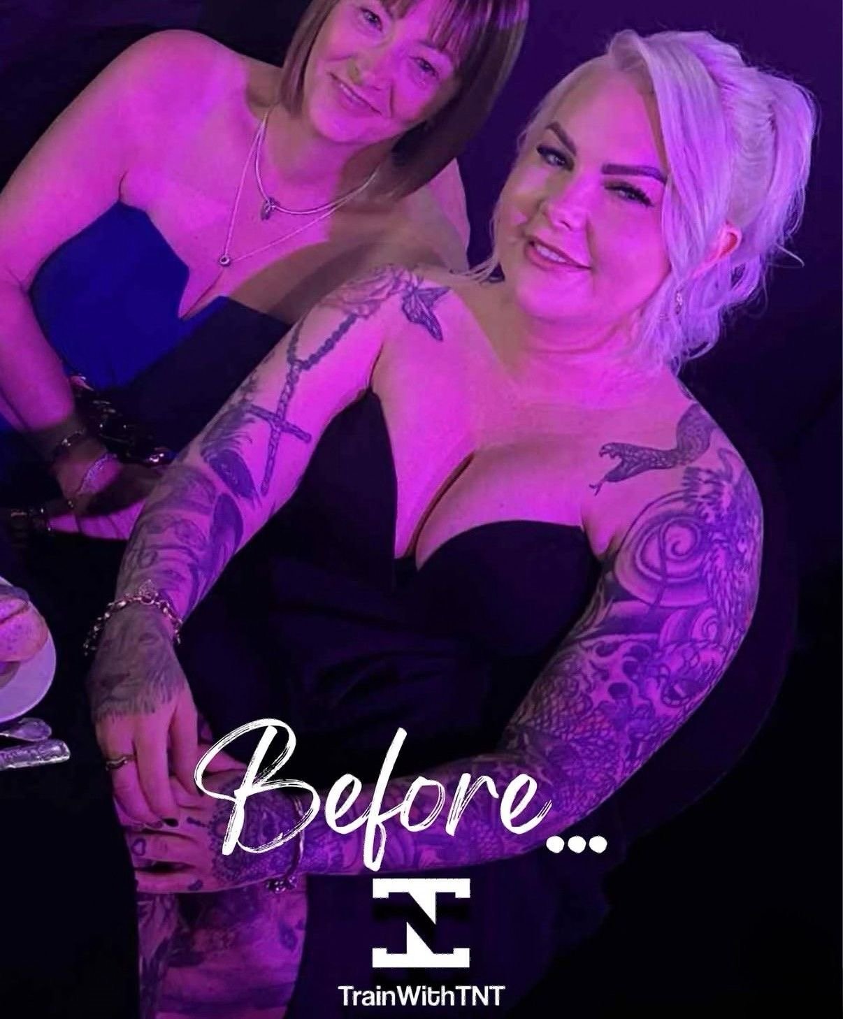 Zoe before starting personal training