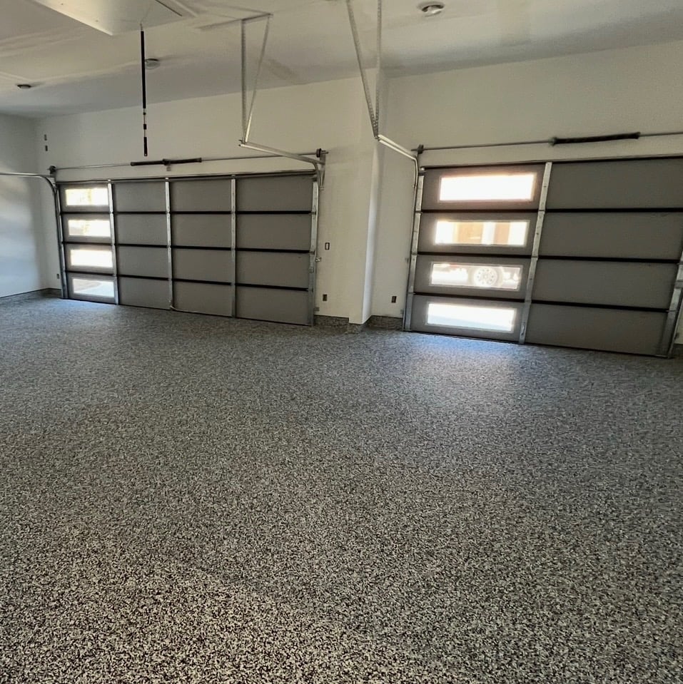 Custom epoxy flooring finish