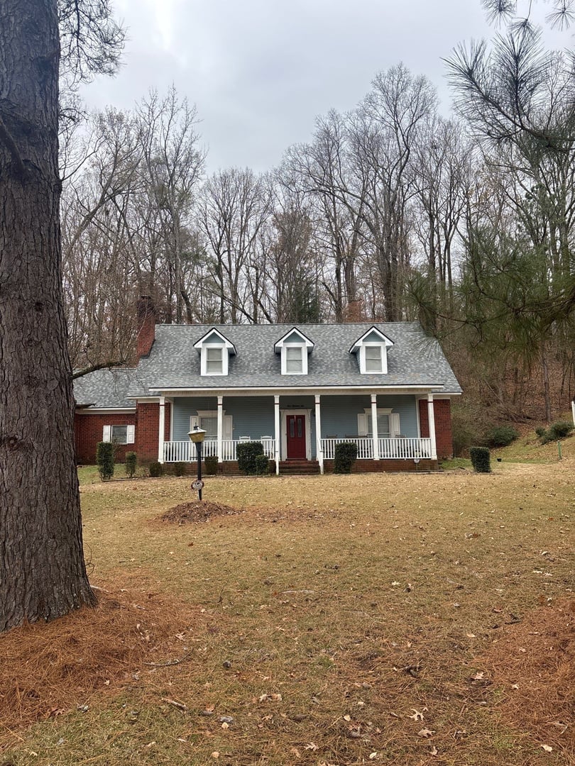 Completed roofing project