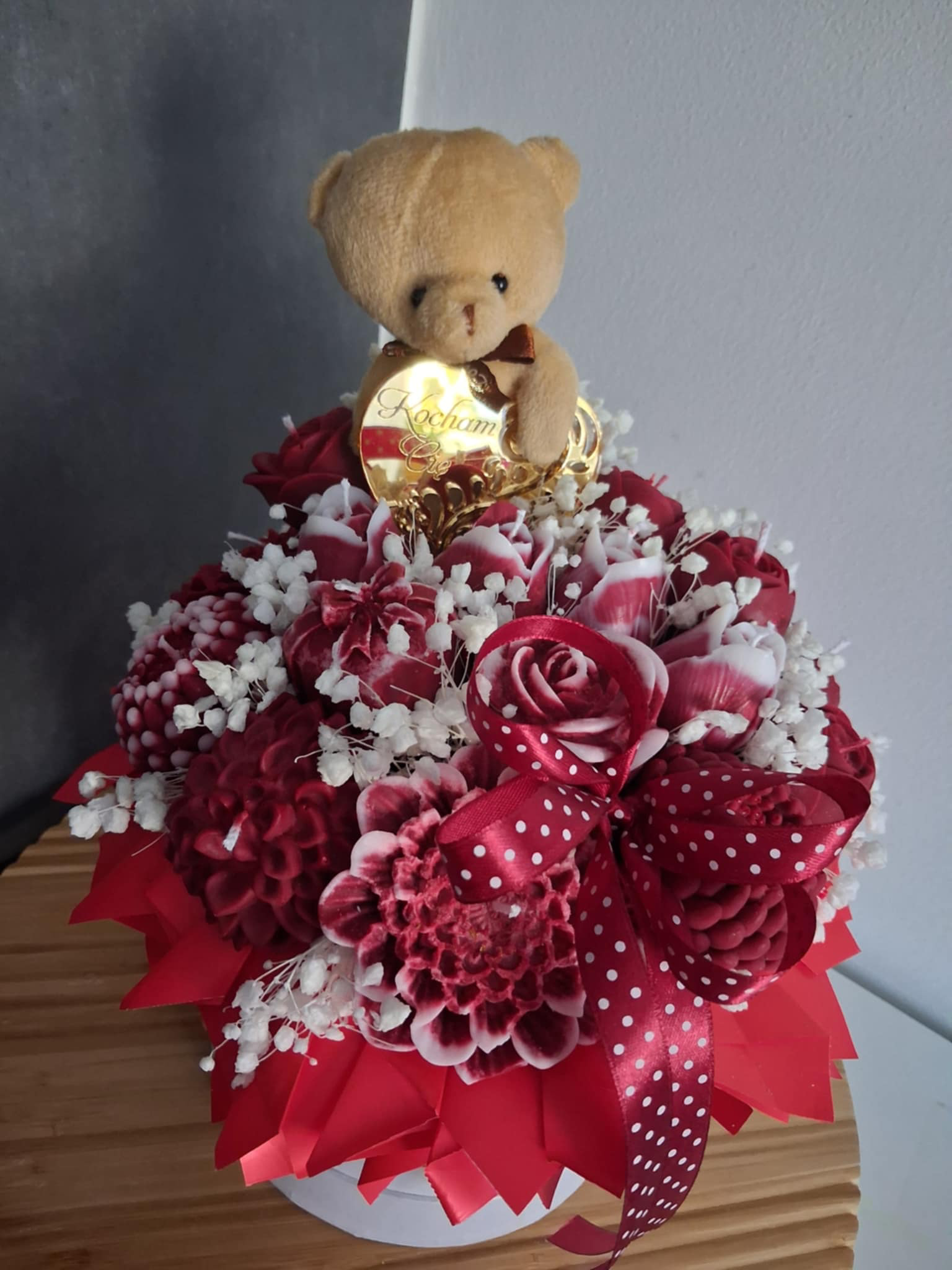 Walentynkowa świeca 5