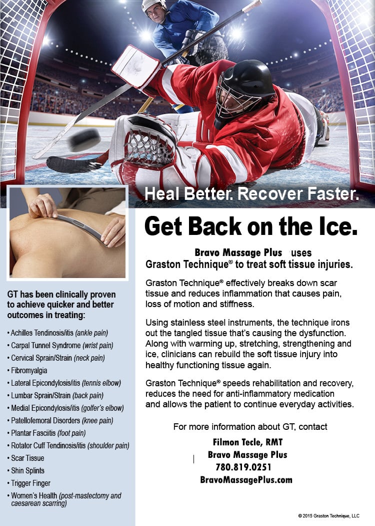 Athletic massage therapy treatment