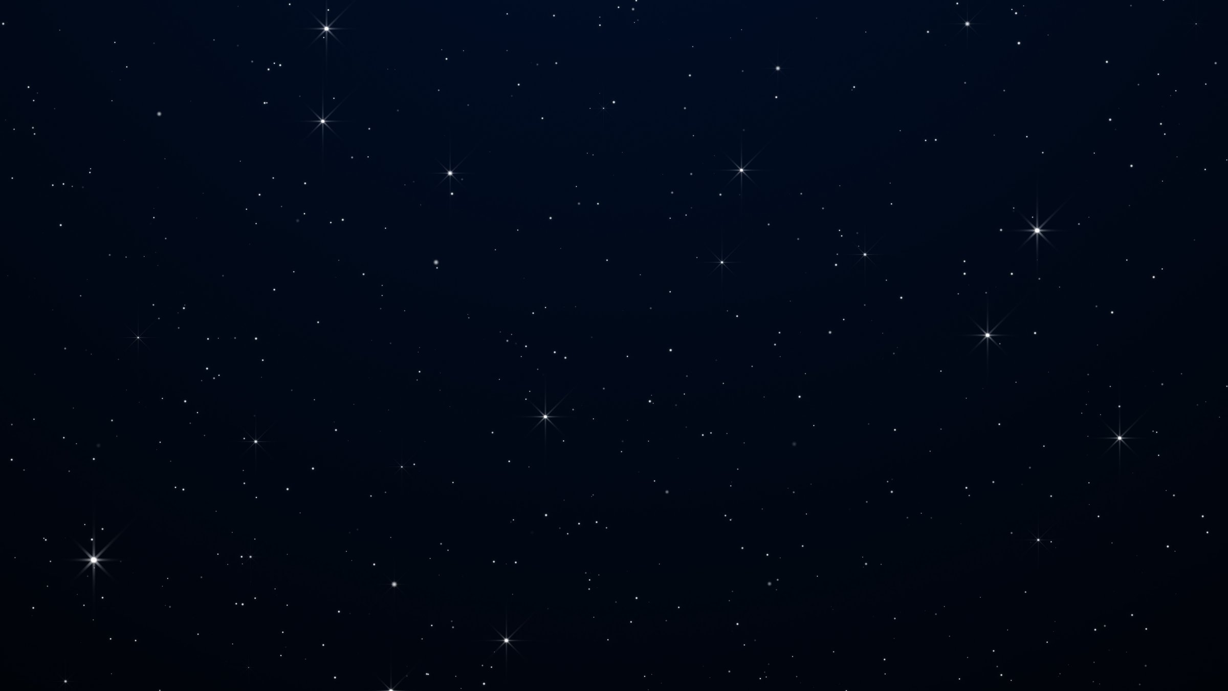 Night starry skies with twinkling or blinking stars background. Space backdrop