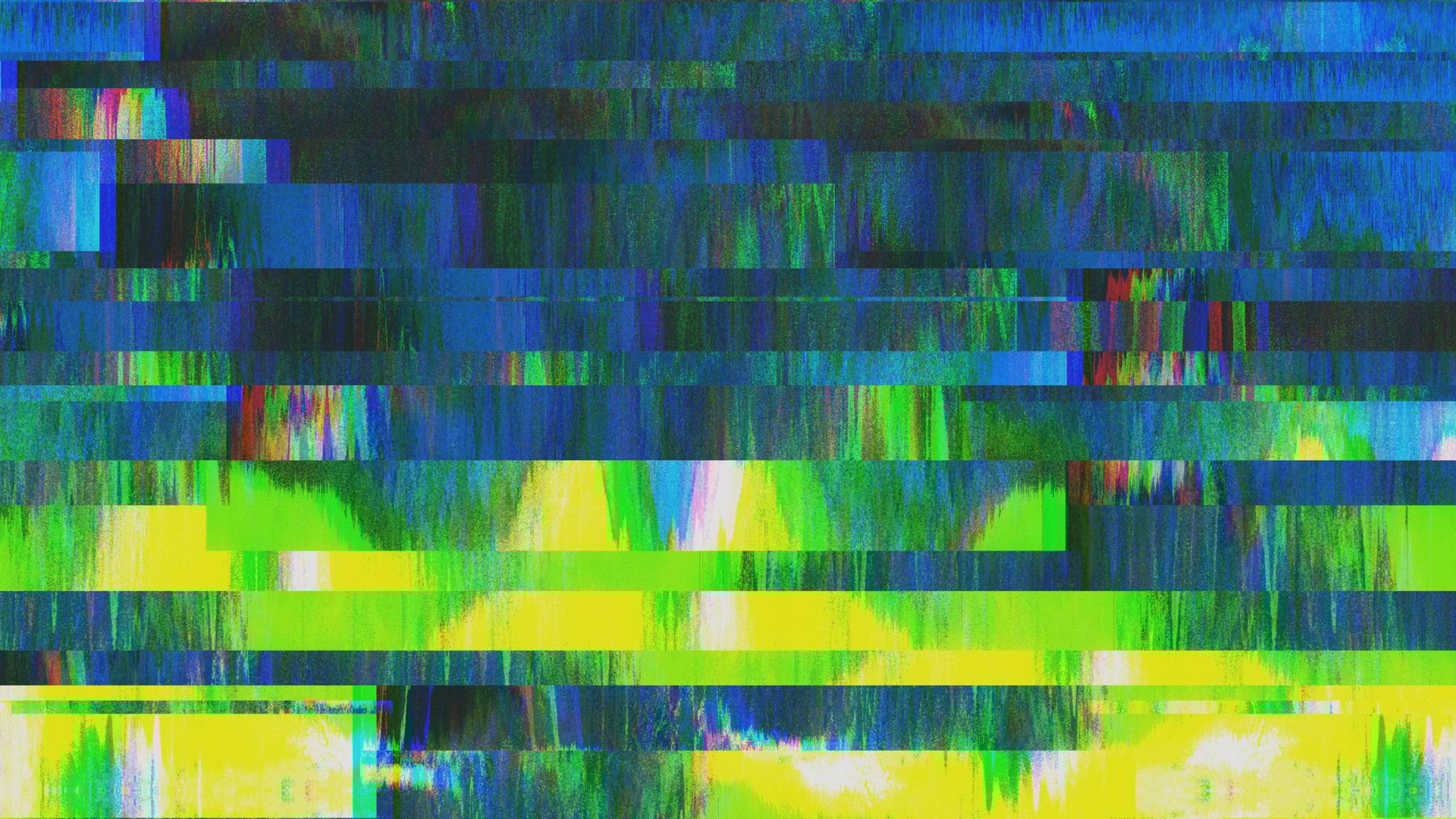 Abstract digital glitch