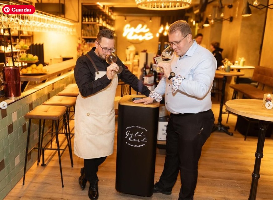 Enfriador Thrill enfriando champagne para celebraciones especiales