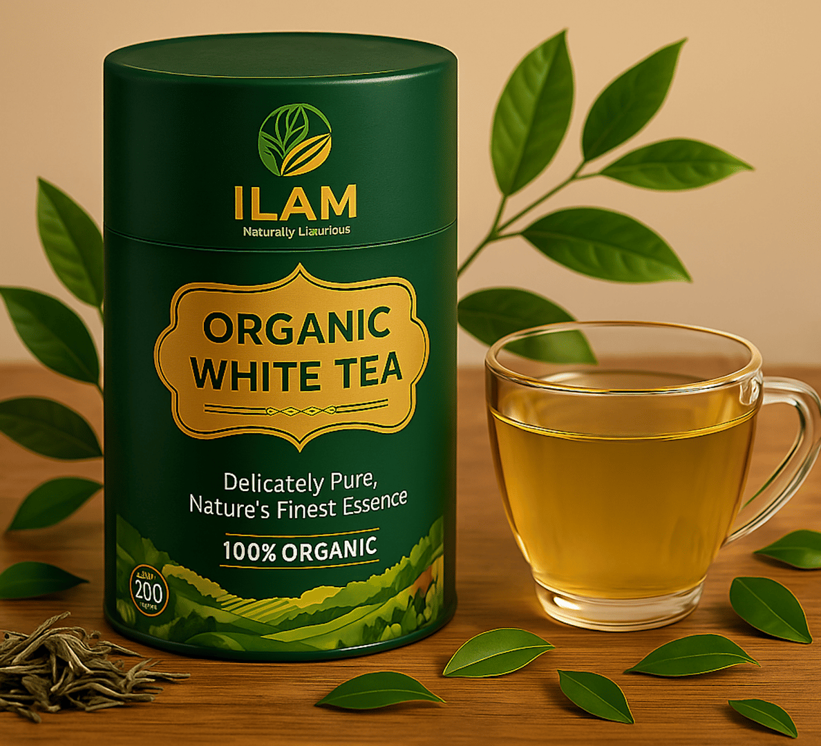 Organic White Tea Package