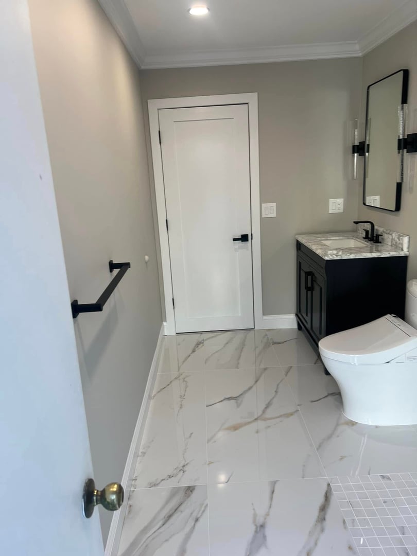 Quality bathroom renovation with modern fixtures in Northwest Ohio