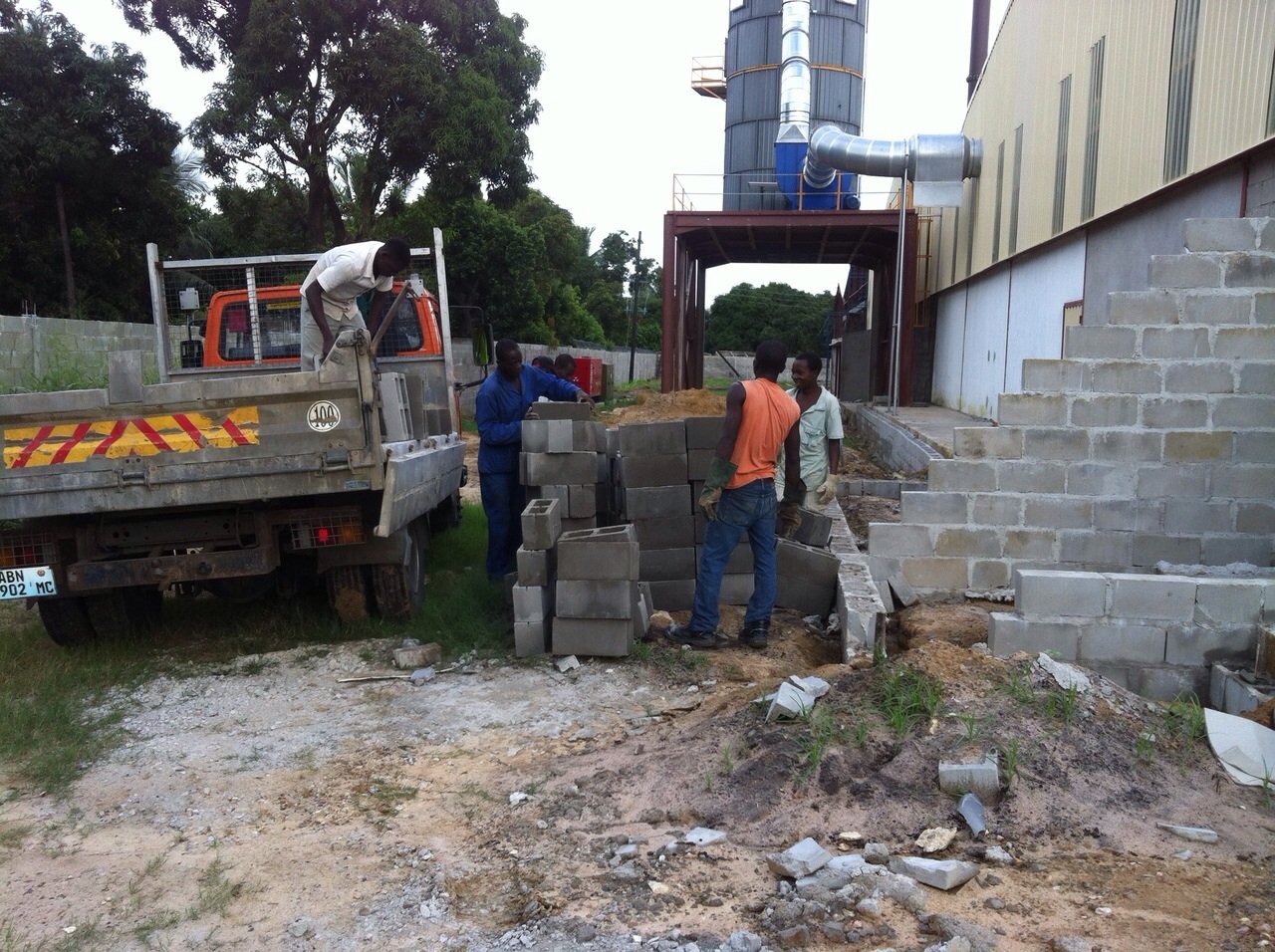 Mauerwerksarbeiten Baustelle
