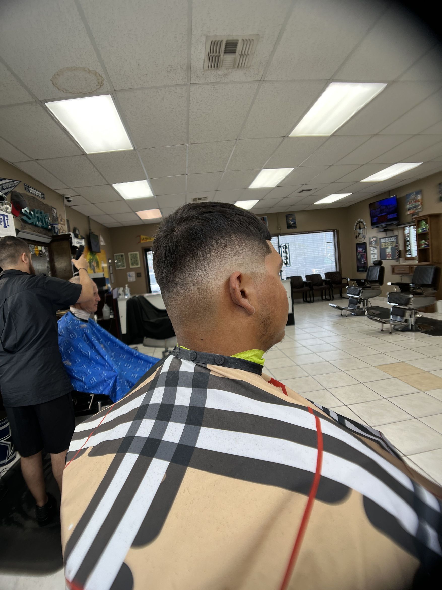 The Palms Barber Shop fade and beard service