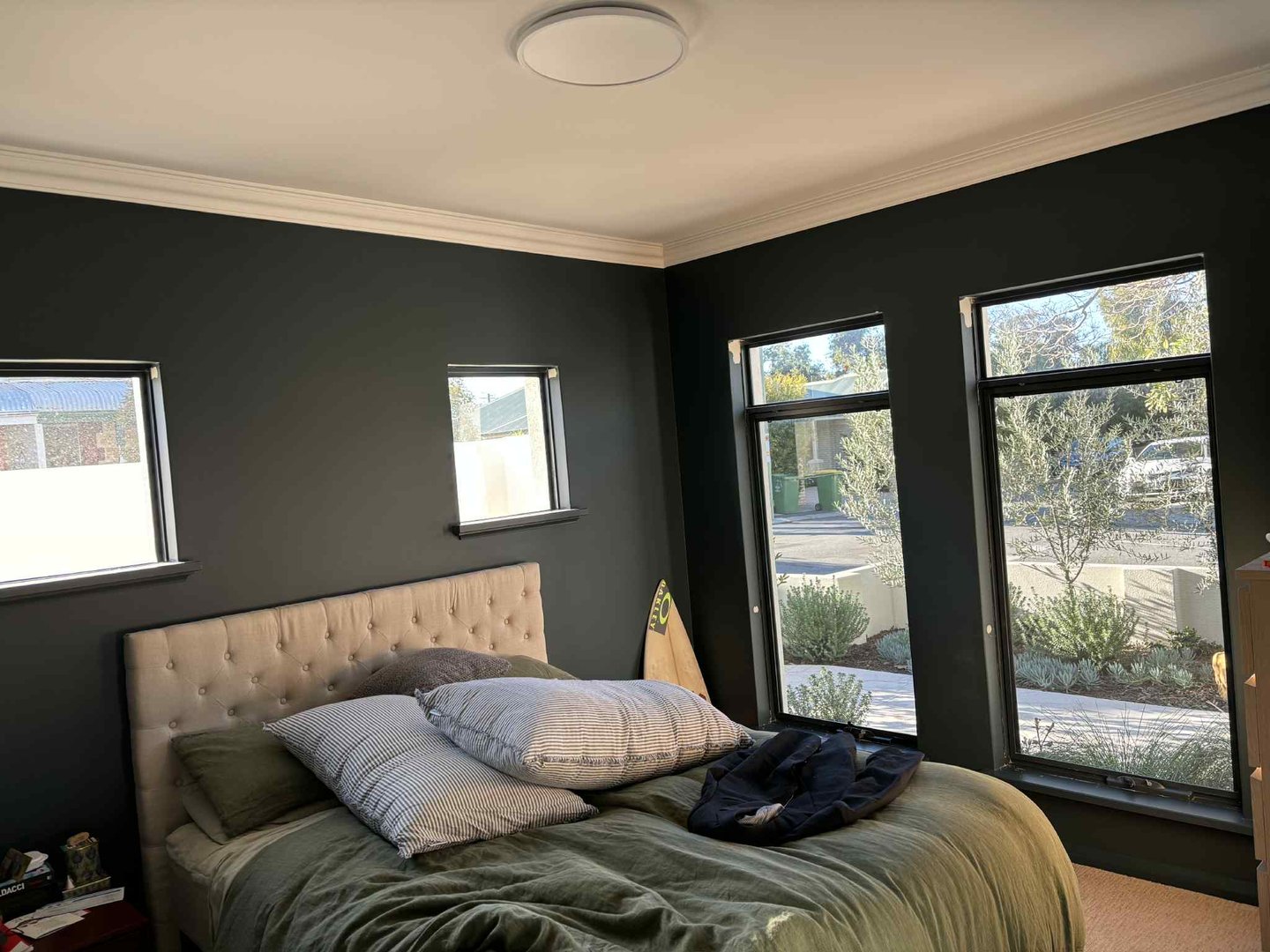 Indoor plantation shutters Perth before after laundry room installation