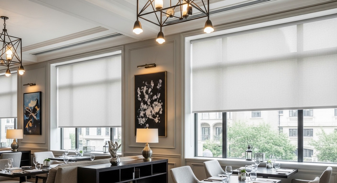 Commercial patio shades