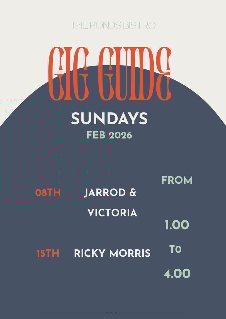 Sunday Live Music at The Ponds Bistro