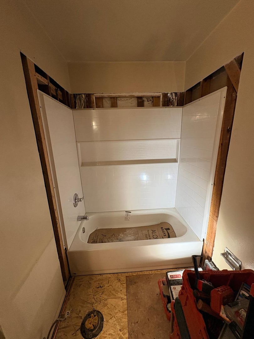 Bath tub and floor remodel part 2