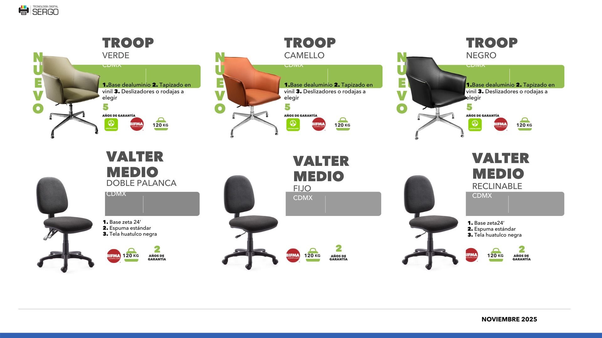 Catálogo de sillas de oficina 10