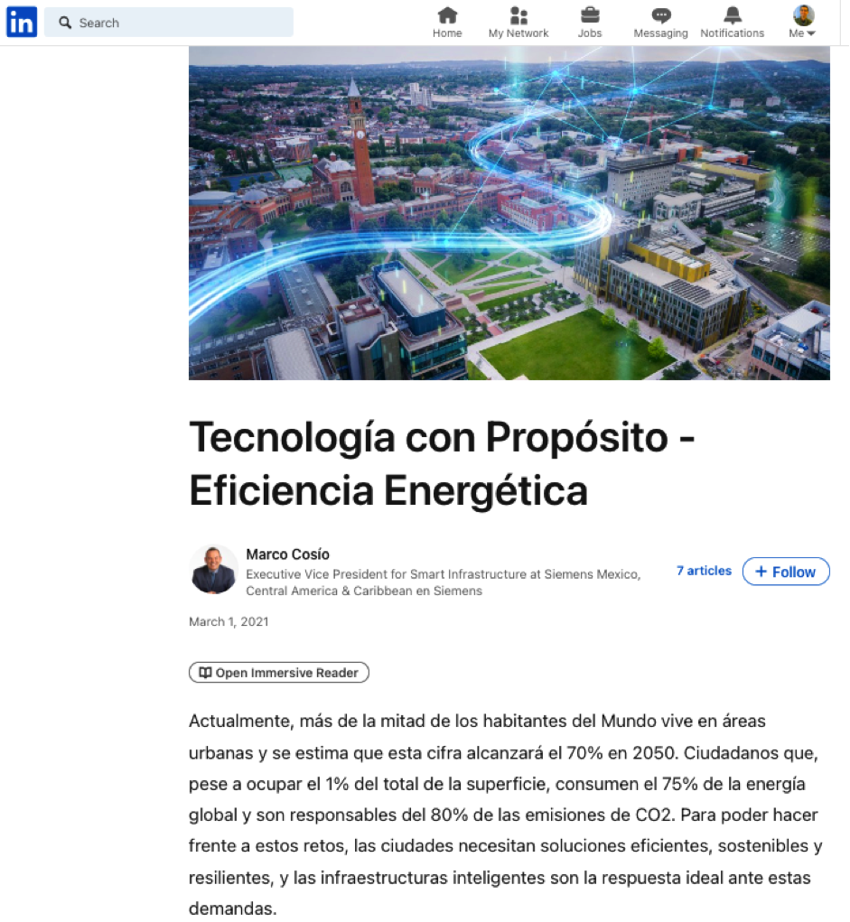 Tecnología con propósito: eficiencia energética - LinkedIn