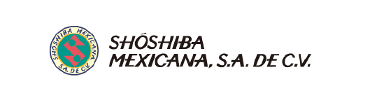 Logo of Shôshiba Mexicana, S.A. de C.V., featuring a circular emblem with text and a stylized 'S' design.