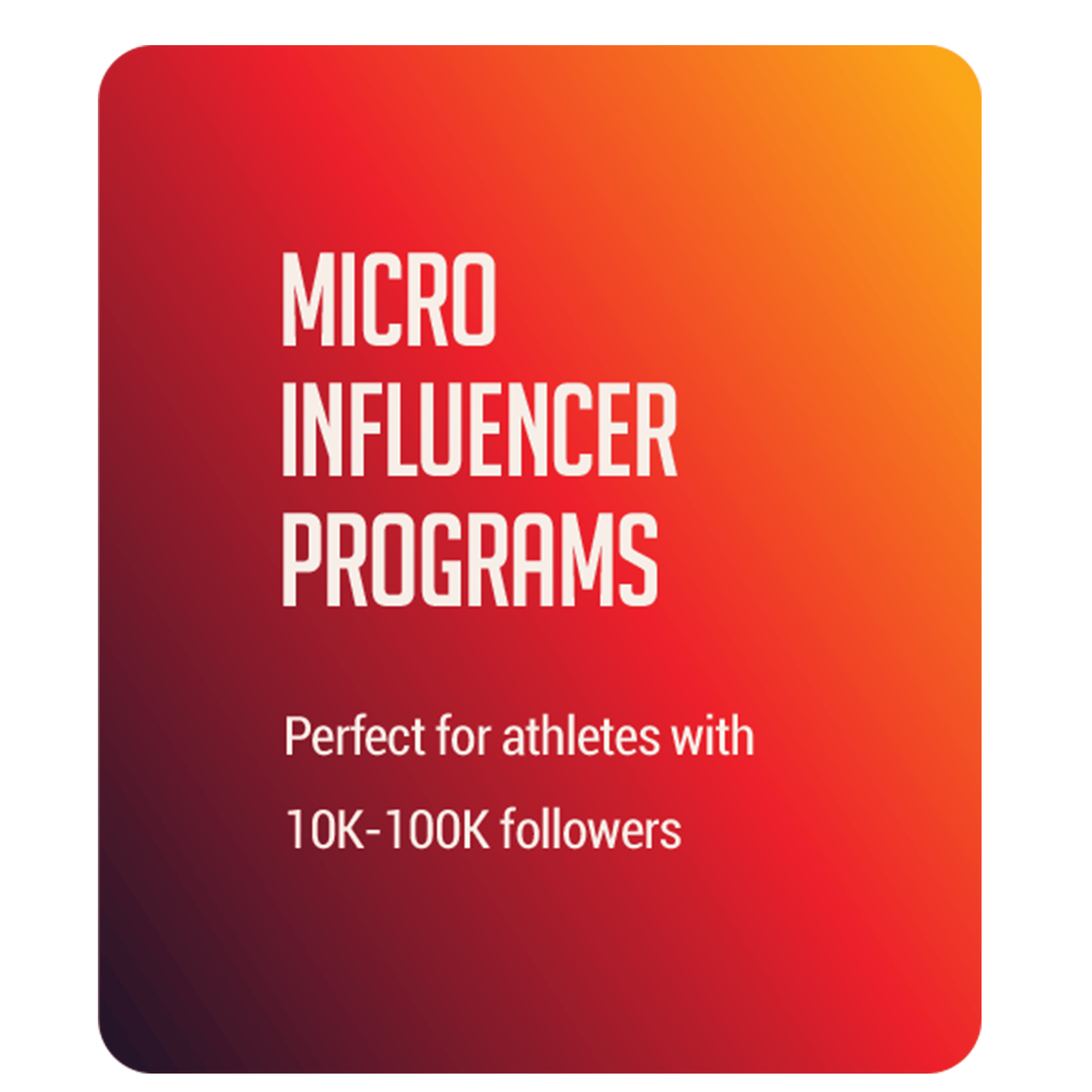 Micro Influencer Program title card