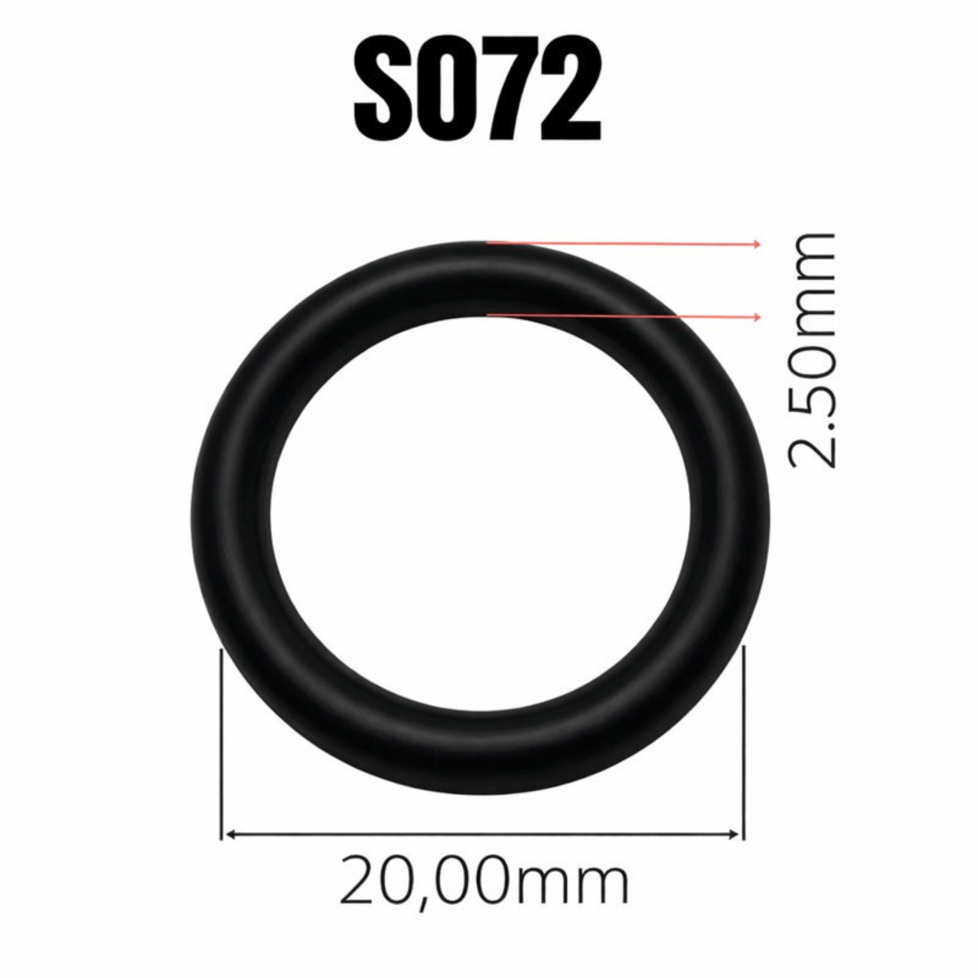 S072 Oring del Asiento Inyector Cobalt Malibu Pontiac G6 Saturn